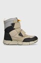 Geox cizme de iarna pentru copii imitatie de piele bej J169XC.0FU50.28.35