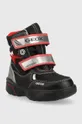 Παιδικές χειμερινές μπότες Geox Sveggen μαύρο