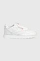 Дитячі кросівки Reebok Classic шкіра з покриттям білий GZ6097