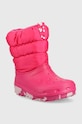 Dječje cipele za snijeg Crocs 207684.CROCS.CLASSIC.NEO.PUFF.BOOT.K roza AW22