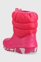 Хлопчик Дитячі чоботи Crocs 207683.CROCS.CLASSIC.NEO.PUFF.BOOT.T рожевий
