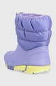 Chłopiec Crocs śniegowce dziecięce 207683.CROCS.CLASSIC.NEO.PUFF.BOOT.T fioletowy