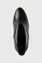 Sisley cizme de piele negru 8G9LWD00R.700