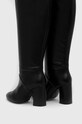 Obuwie Sisley kozaki skórzane 8G9LWD00V.700 czarny