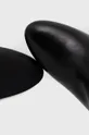 μαύρο Δερμάτινες μπότες Sisley