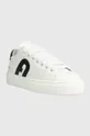 Δερμάτινα αθλητικά παπούτσια Furla Joy Lace-up λευκό