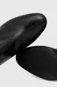 čierna Kožené členkové topánky Furla Block Boot