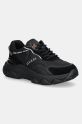 Guess sneakers MICOLA piele întoarsă negru FL7MIC.FAL12.BLACK