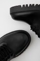 Guess workery skórzane Olone czarny FL7OLO.LEA10.BLACK