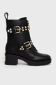 Guess botki Pimen słupek czarny FL7PIM.ELE10.BLACK