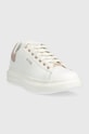 Guess sneakersy skórzane VIBO FL7RNO.ELE12.WHIPI biały AW22