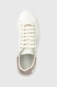 Kožené sneakers boty Guess Vibo bílá FL7RNO.ELE12.WHIPI