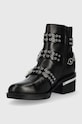 Παπούτσια Δερμάτινες μπότες Guess Fifii FL7FFI.ELE10.BLACK μαύρο