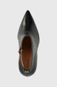 Παπούτσια Δερμάτινες μπότες Guess Sazzi FL7SAZ.LEA09.BLACK μαύρο
