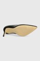 Guess szpilki skórzane PIERA FL5PIE.LEA08.BLACK czarny