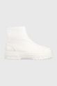 Patrizia Pepe stivaletti alla caviglia in pelle non isolato bianco 8Y0016.L011.W338