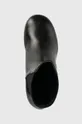 μαύρο Δερμάτινες μπότες τσέλσι Patrizia Pepe