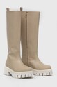 Кожени ботуши Patrizia Pepe 8Y0028.L011.B732 бежов AW22