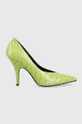 зелений Шкіряні туфлі Patrizia Pepe Жіночий