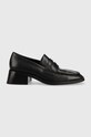 Δερμάτινα γοβάκια Vagabond Shoemakers Shoemakers Blanca φαρδύ τακούνι μαύρο 5417.501.20