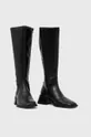 Usnjeni elegantni škornji Vagabond Shoemakers Blanca črna