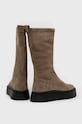 Încălțăminte Vagabond Shoemakers cizme din piele intoarsa 5422.440.19 bej