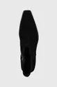 crna Gležnječe od brušene kože Vagabond Shoemakers Nella