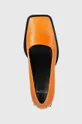 narancssárga Vagabond Shoemakers bőr flip-flop