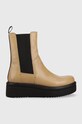 Vagabond Shoemakers ghete chelsea de piele pana la 5 cm bej 4846.101.11