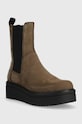 Vagabond Shoemakers botine din piele intoarsa Tara 4846.150.50 verde AW22