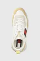 biały Tommy Jeans sneakersy Track Cleat EN0EN01850.ZFE