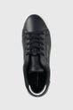 granatowy Tommy Hilfiger sneakersy TH Feminine Leather