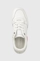 Tommy Hilfiger sneakersy skórzane Low Cut Basket biały FW0FW06524.YBR