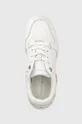 λευκό Δερμάτινα αθλητικά παπούτσια Tommy Hilfiger Low Cut Basket