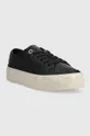 Δερμάτινα αθλητικά παπούτσια Tommy Hilfiger Essential Th Leather μαύρο