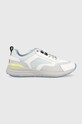 Tommy Hilfiger sneakersy Feminine Material Mix Runner imitacja skóry licowej niebieski FW0FW06593.C1O