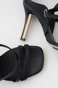 Tommy Hilfiger sandały skórzane Elevated TH High Heel granatowy FW0FW06653.DW5