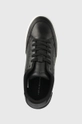 czarny Tommy Hilfiger sneakersy TH Signature Leather