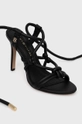 Tommy Hilfiger szandál High Heel Strappy  Szár: szintetikus anyag, természetes bőr Belseje: szintetikus anyag, természetes bőr Talp: szintetikus anyag