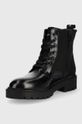 Calvin Klein Jeans workery Military Boot YW0YW00673.BDS Cholewka: Materiał tekstylny, Skóra naturalna, Wnętrze: Materiał tekstylny, Skóra naturalna, Podeszwa: Materiał syntetyczny