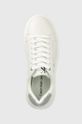 biały Calvin Klein Jeans sneakersy skórzane Chunky Cupsole Laceup Low YW0YW00701.0LC