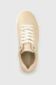 beige Calvin Klein Jeans sneakers in pelle Chunky Cupsole Laceup Low