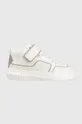 bianco Calvin Klein Jeans sneakers in pelle Chunky Cupsole Laceup Mid Donna
