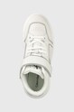 Шкіряні кросівки Calvin Klein Jeans Chunky Cupsole Laceup Mid білий YW0YW00811.0LC