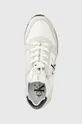 biały Calvin Klein Jeans sneakersy Runner Sock Laceup YW0YW00832.YAF