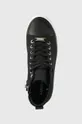 μαύρο Πάνινα παπούτσια Calvin Klein Vulc High Top