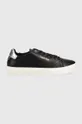 nero Calvin Klein sneakers in pelle Cupsole Unlined Lace Up Donna