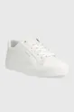 Calvin Klein sneakersy skórzane Vulc Lace Up biały