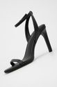 Calvin Klein sandale de piele Essentia negru