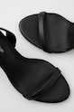Calvin Klein sandale de piele Essentia negru HW0HW01128.BAX